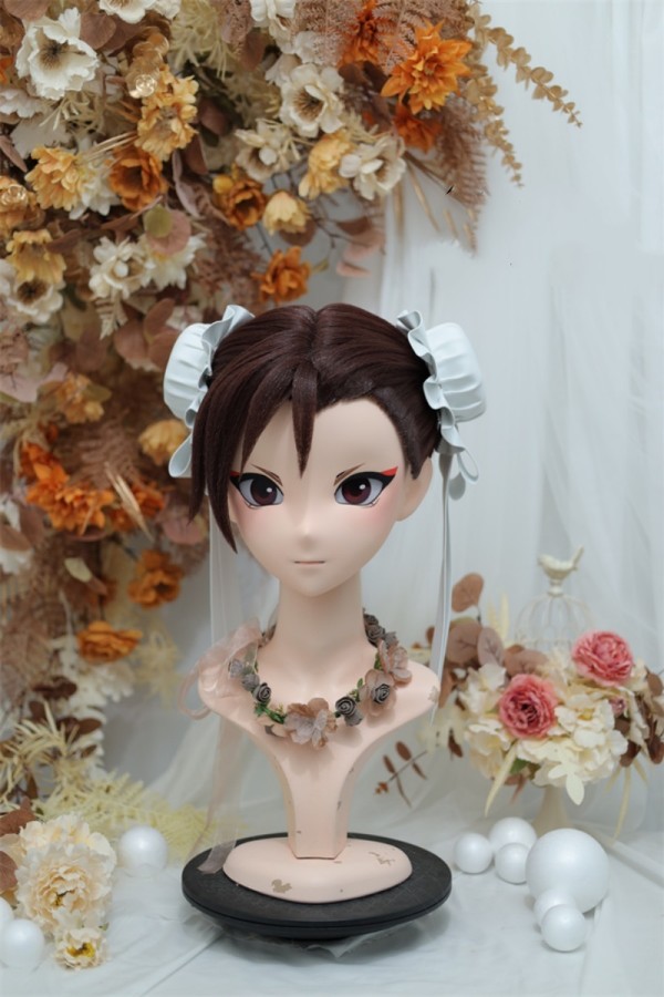 NFD Kigurumi Street Fighter Chun Li Cosplay Mask